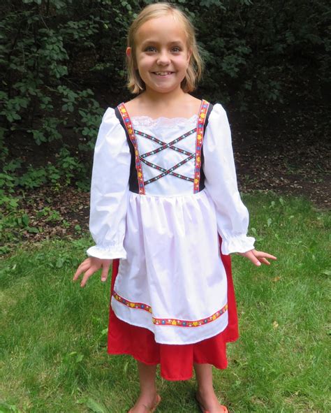 cute denmark traditional national girls costume scandinavian etsy