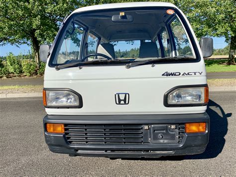 Northwest Mini Trucks Used 1991 White Honda Acty Cargo Van For Sale