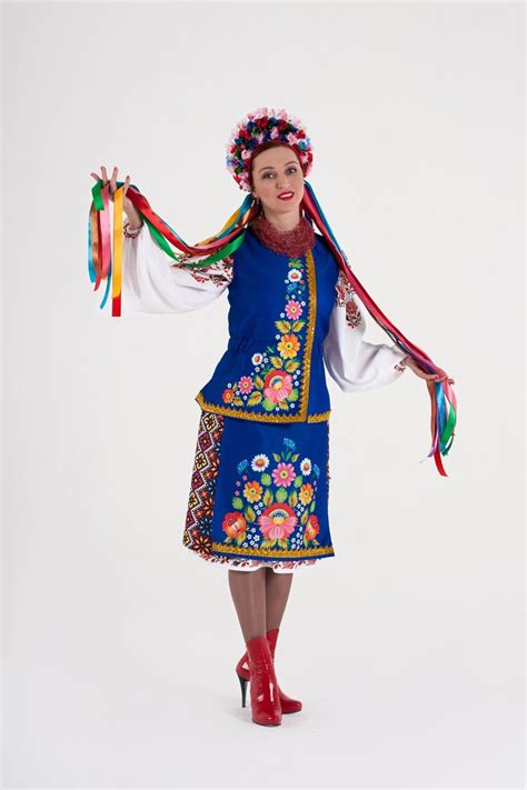 Ukrainian Folk Costume For Women Ukrainian Dance Еthnic Etsy