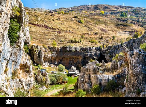 Baatara Gorge Sinkhole In Tannourine Lebanon Stock Photo Alamy
