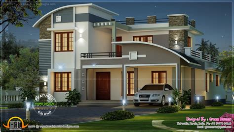 House in details ground floor : Modern beautiful home - Kerala home design and floor plans