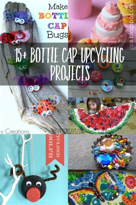20 Bottle Cap Crafts For Kids And Adults Bottle Cap Crafts Plastic
