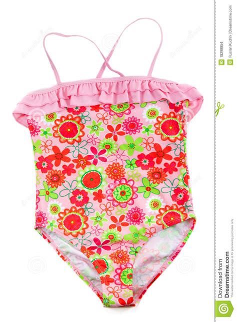 Colorful Children S Swimsuit Stock Photo Image Of Happy Leisure