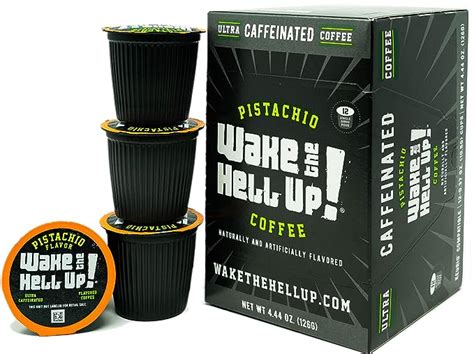 Wake The Hell Up®️ Pistachio Flavored Single Serve Coffee