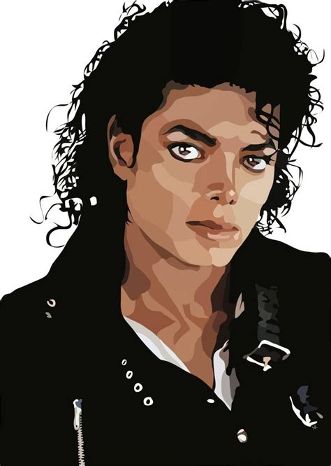 Michael Jackson Digital Art Print Etsy Michael Jackson Painting