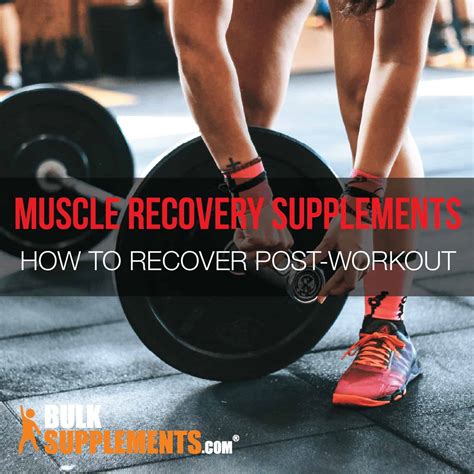 How To Recover Post Workout Muscle Recovery Supplements
