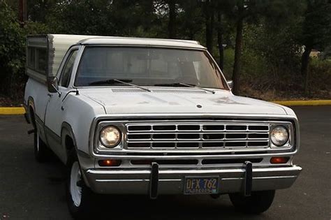 Among the popular list of dodge car models include the dodge. Find used 1972 Dodge Pickup 100 Adventure Sport - SUPER ...
