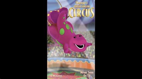 Barney S Super Singing Circus Credits Comparison Screener Vs Final