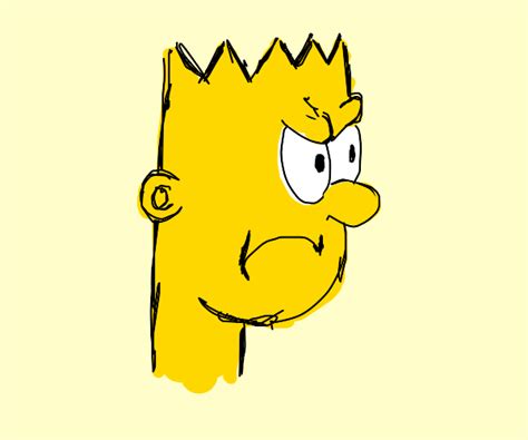 Angry Bart Drawception