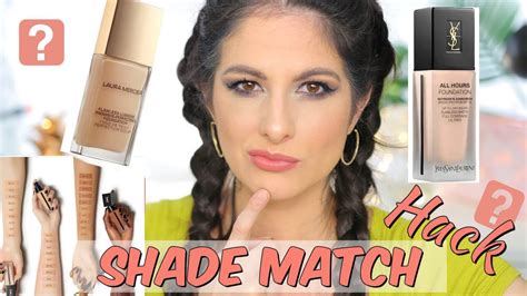 How I Shade Match My Foundation Foundation Color Match Hack Youtube