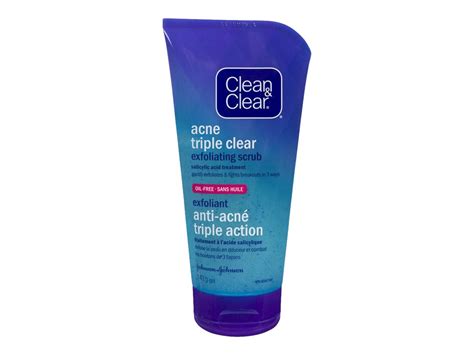 Clean And Clear Acne Triple Clear Exfoliating Scrub 141g