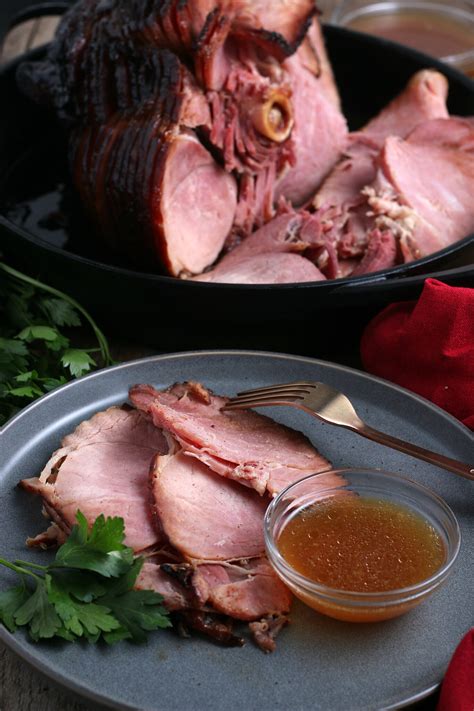 Smoked Ham Recipe With A Brown Sugar And Honey Glaze