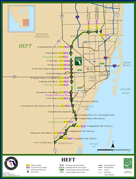 New Florida Turnpike Map With Exits