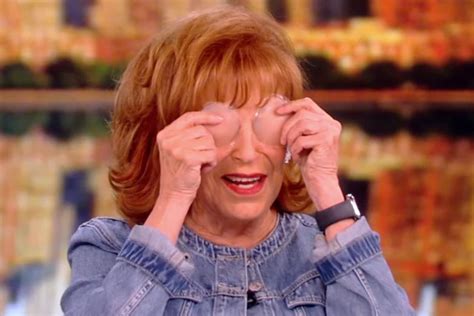 Joy Behar Wears Nipple Covers Over Her Eyes During The View Discussion On Erect Nipples And