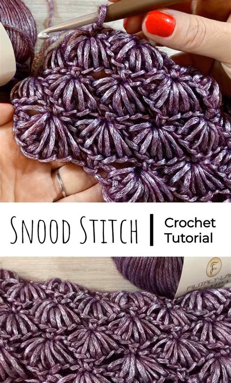 Crochet Snood Stitch Crochet Snood Crochet Stitches Tutorial