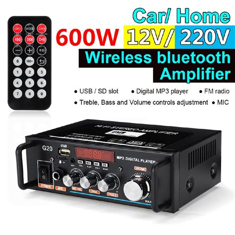 In Stock 5800w 12v Car Four Way Amplifier High Power Car Amplifier
