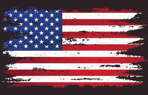 Distressed American Flag 6902221 Vector Art At Vecteezy