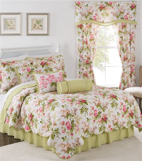 bed bedding beautiful waverly bedding  cozy bedroom