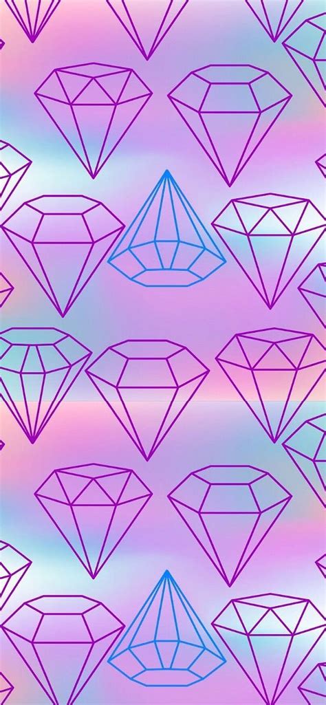 2k Free Download Diamonds Blue Cute Diamond Girly Pattern Pink