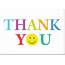 Thank You Cards Thankyou Postcards Smiley Face Pack Of 20 & Enve 
