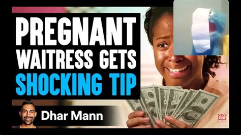 Dhar Mann Pregnant Waitress Gets Shocking Tip Emotional Reaction Youtube