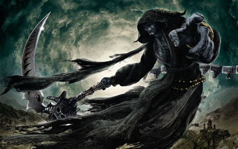 Wallpaper Fantasy Art Grim Reaper Devils Mythology Darkness