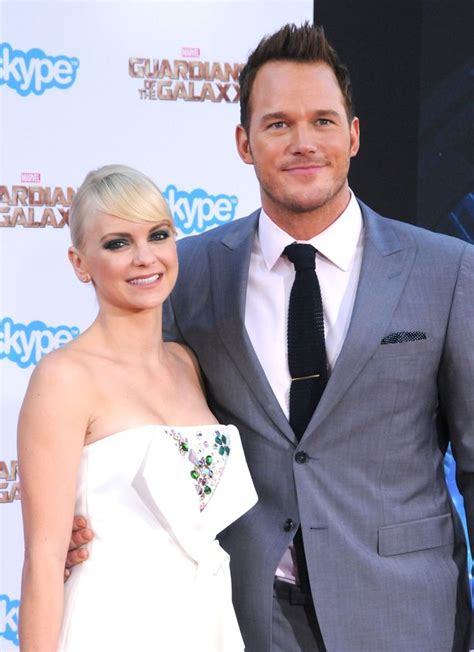He finished off his polished look with a crisp white shirt and black tie with a. Hollywood couple Anna Faris and Chris Pratt split after ...