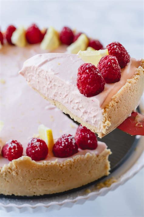 No Bake Lemon Raspberry Cheesecake ~sweet And Savory