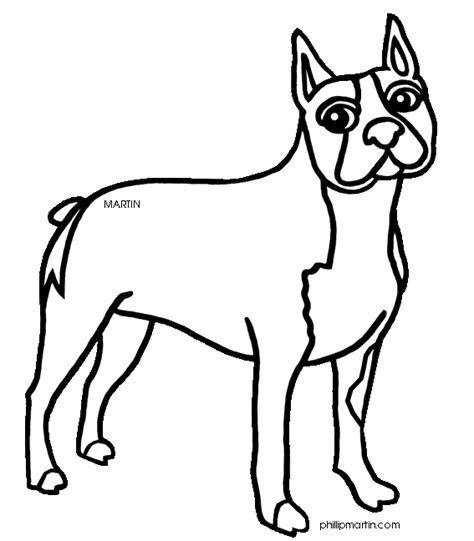 When the online coloring page has loaded, select a color and start clicking on the picture to color it in. Boston Terrier Coloring Pages - Coloring Home