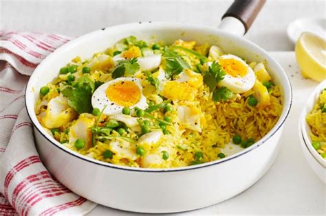 It's baked along with quartered potatoes and served flaky and fresh off the oven. Smoked Cod Kedgeree Recipe - Taste.com.au