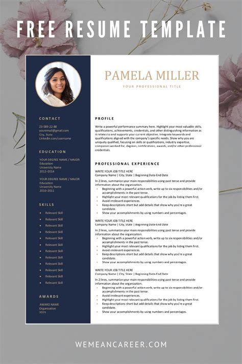 Free Editable Resume Template Download Now Downloadable Resume Template Editable Resume
