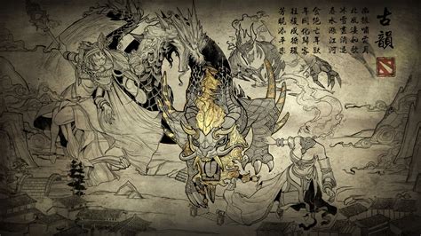 Dota 2 Loading Screen Anime Video Games Chinese Hd Wallpaper