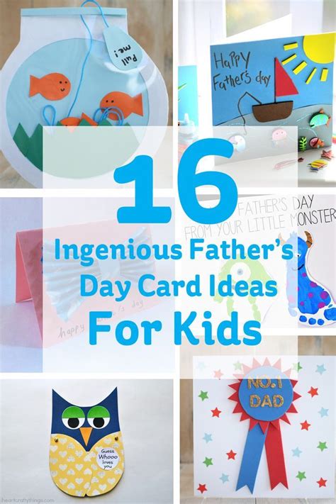 Cool and creative homemade and handmade birthday card ideas for mom, dad, boyfriend, friends or grandparents. 16 Ingenious Father's Day Card Ideas for Kids | Fathers ...