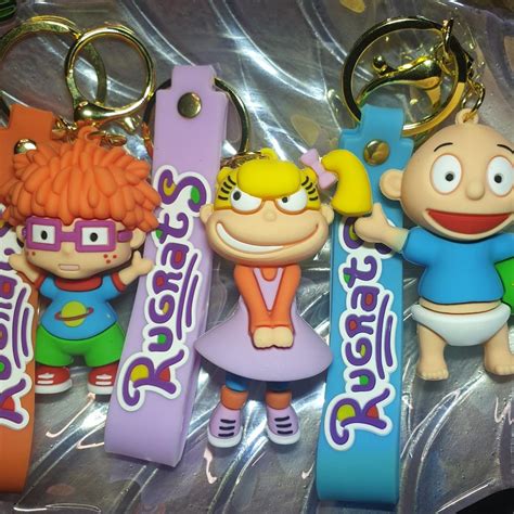 Rugrats Keychain Set Angelica Tommy And Chucky Depop
