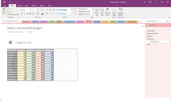 Enregistrez des feuilles de calcul dans onedrive. Ajouter une feuille de calcul Excel à une page - OneNote