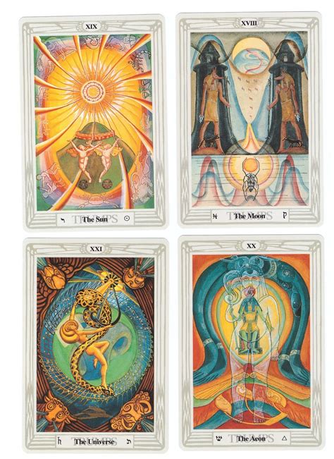 Pdf Printable Thoth 78 Tarot Cards Instant Download Etsy