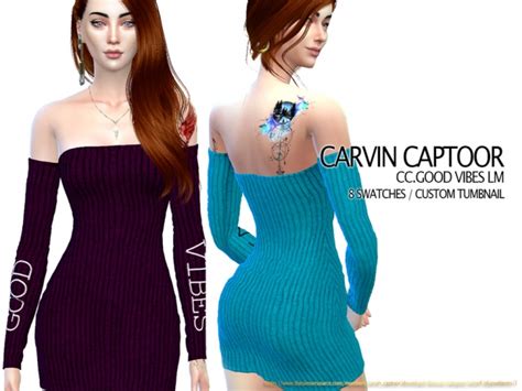 Good Vibes Lm Dress By Carvin Captoor At Tsr Sims 4 Updates