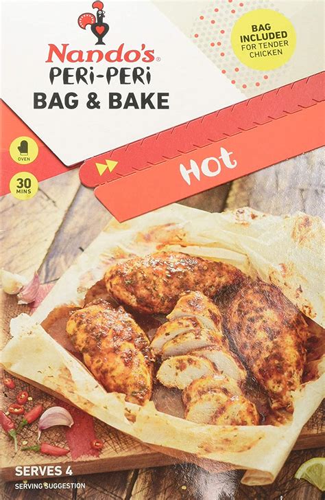 Nando S Peri Peri Bag Bake Seasoning For Chicken Hot 20g Amazon Co