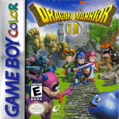 Dragon Warrior I And Ii American Gbc Boxart Dragon Quest Know Your Meme