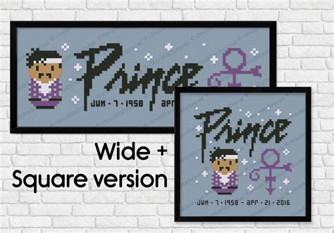 Prince Digital Cross Stitch Pattern