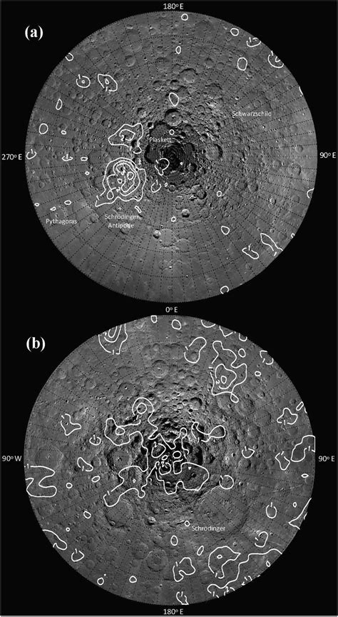 Contour Maps Of The Lunar Crustal Magnetic Field At An Altitude Of