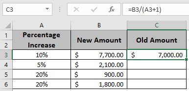 As a result, a 20 percent increase would be multiplied by 120 percent, and a 15 percent increase would be 115 percent (or 1.15). Get Original number In Excel From The Percent Change