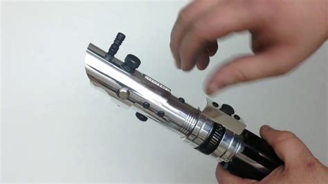 How To Make A Homemade Handmade Lightsaber Diy Star Wars Youtube