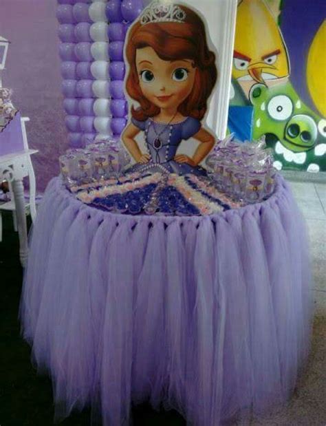 Crean su propio montaje fotografico cumpleaños princesa sofia sobre pixiz. table decorations disney princess | Princesa sofia fiesta ...