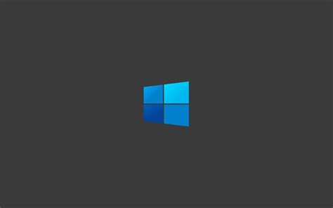 Download Wallpapers Windows 10 3d Logo 4k Minimalism Gray Sahida