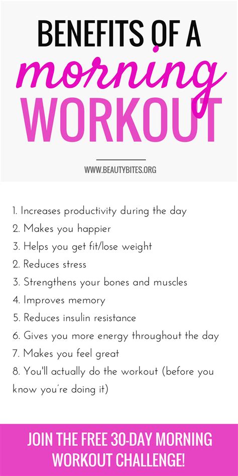 Working Out In The Morning Has Huge Benefits So Take The