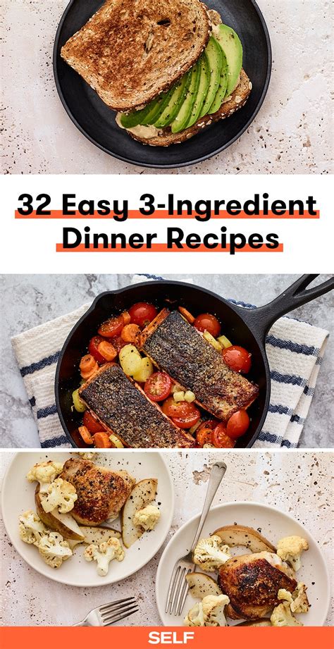 32 Healthy 3 Ingredient Dinner Ideas For When Thats All You Can Handle