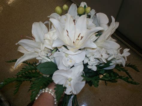 White Lily Bridal Bouquet Lily Bridal Bouquet Bridal Bouquet White