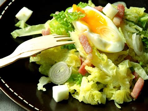 Salade dhiver au chou vert Recette de Salade dhiver au chou vert