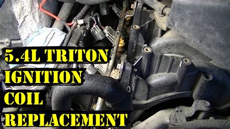 How To Change Ignition Coils On 54l Triton Ford Engine Youtube